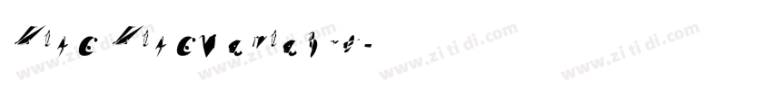 Zinc Zincvariable字体转换